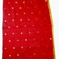 Maheshwari Cotton Silk Saree with Contrast Blouse & Contrast Pallu