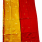 Maheshwari Cotton Silk Saree with Contrast Blouse & Contrast Pallu