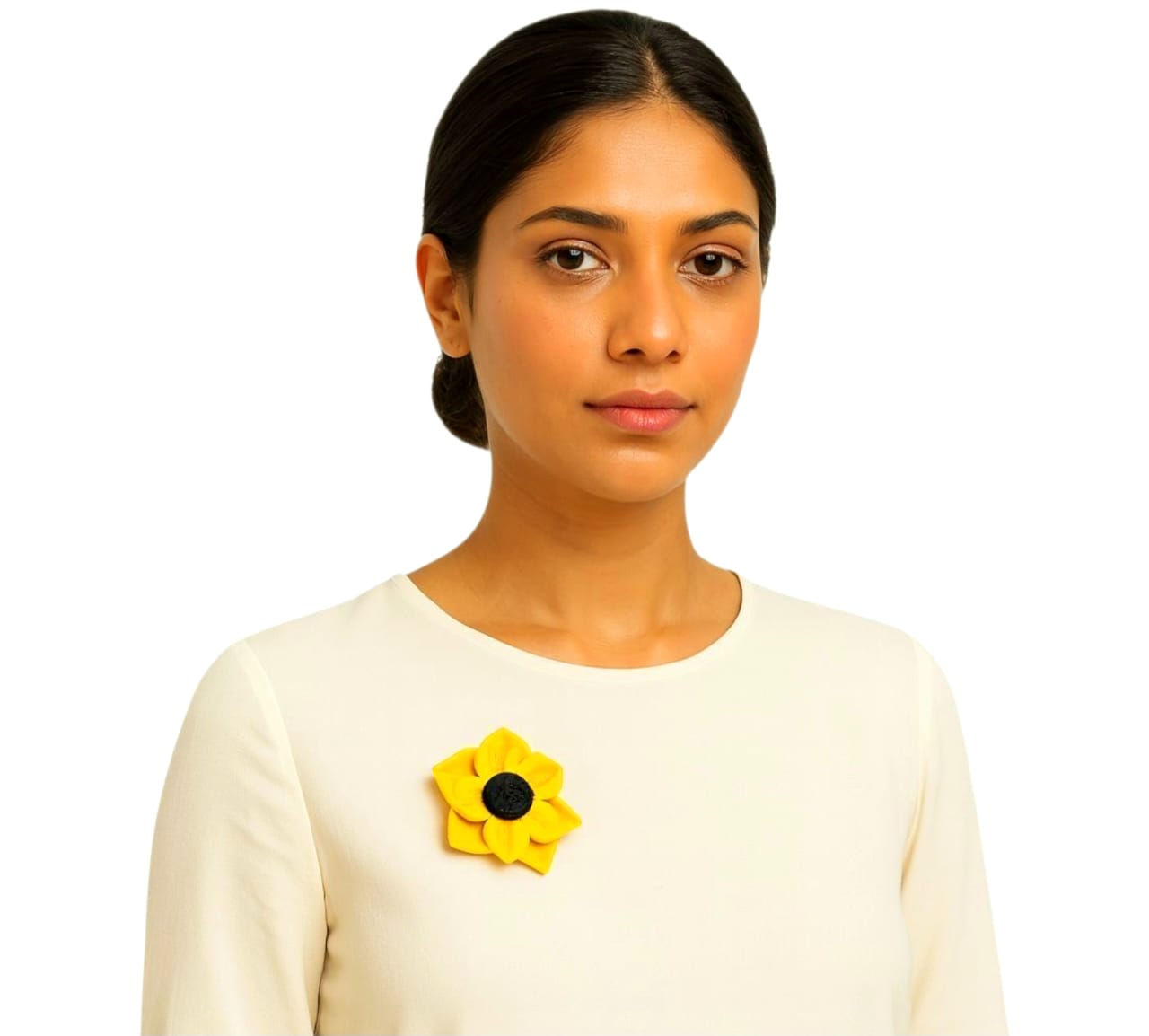 Purely Handmade Floral Design Saree Brooches