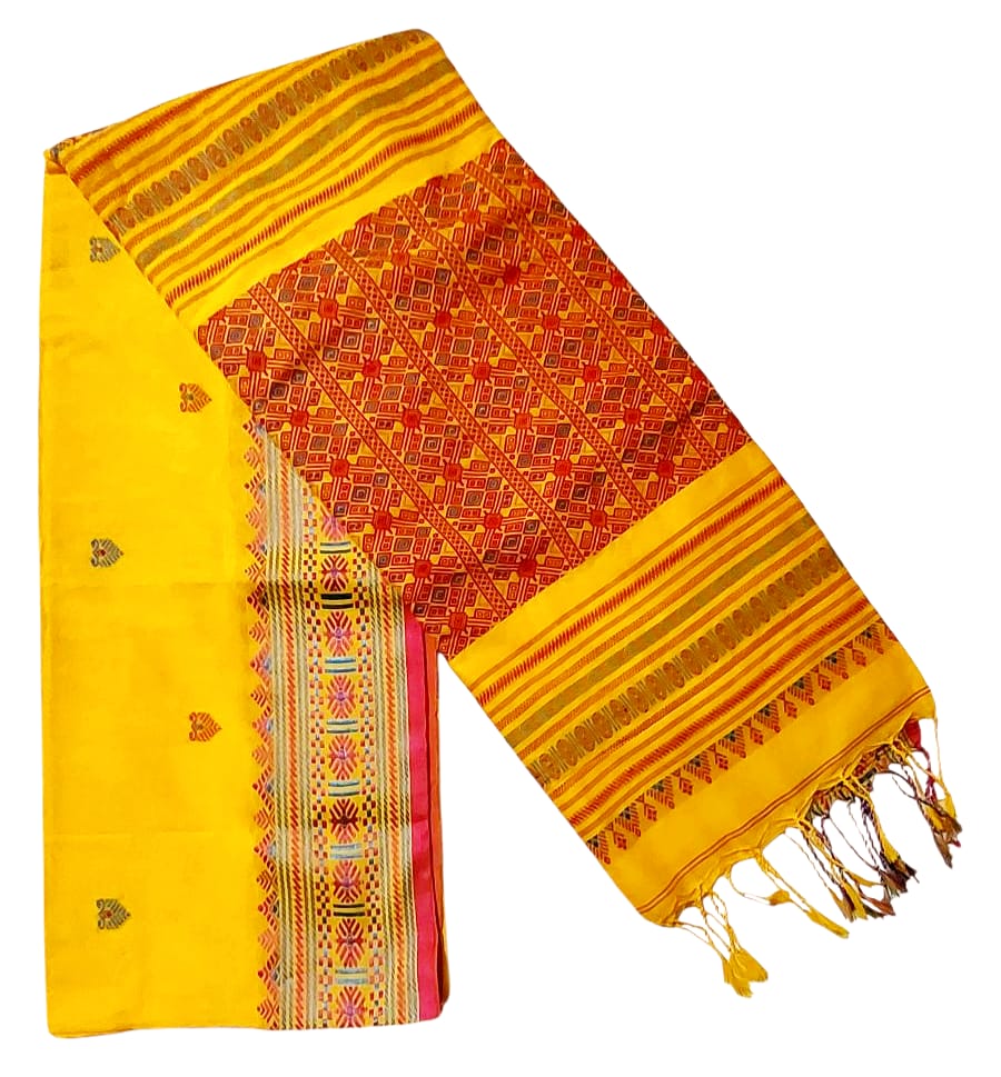 Premium Handloom Pure Khadi Cotton Saree