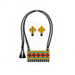 Lightweight Purely Handmade Terracotta Rope Necklace With Earrings