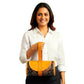 Handcrafted Leather Dholak Style Round Sling Bag
