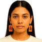 Purely Handmade & Handpainted Bamboo Earrings