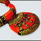 Terracotta Tribal Design Necklace Sets